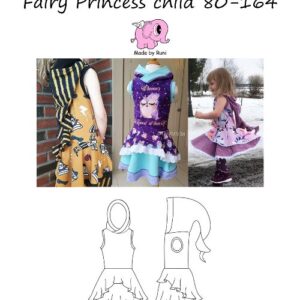 Mönster Madebyruni Fairy Princess Barn 80 164