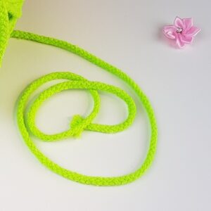 BOMULLSSNODD 5 MM LIME