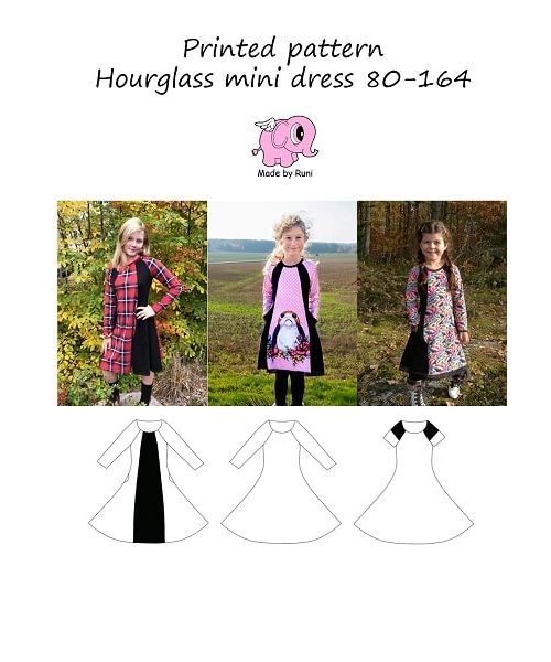 Mönster Madebyruni Hourglass mini dress Barn