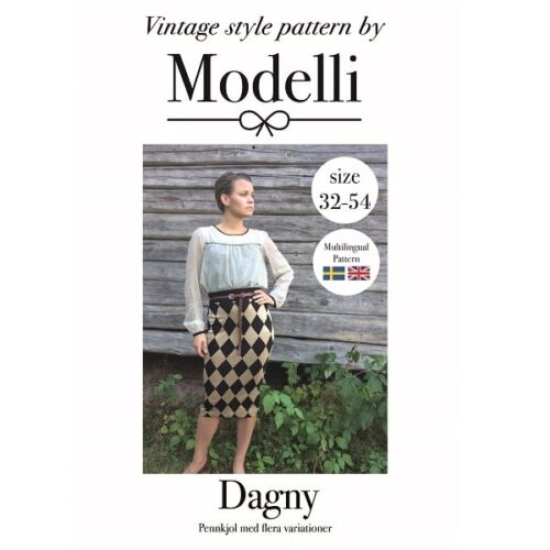 Mönster fr Modelli Pennkjol Dagny