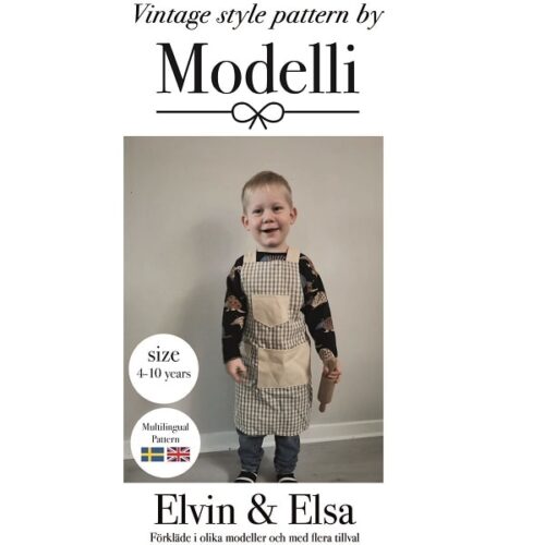 Mönster fr Modelli förkläde Barn