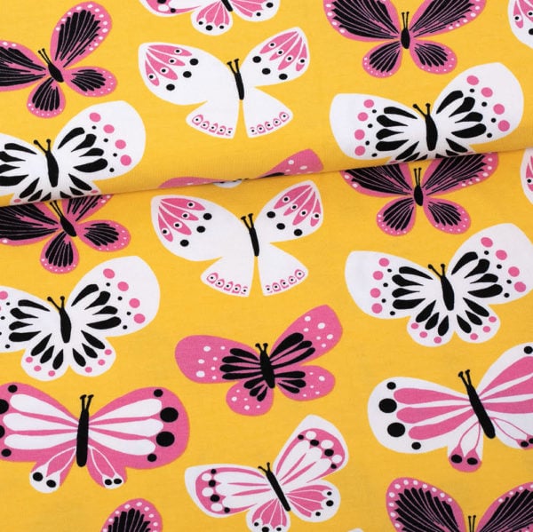 PaaPii Ekojersey Butterflies sun pink