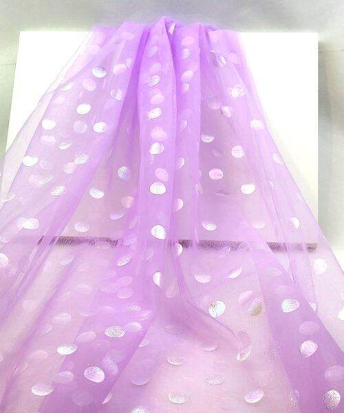 Mjuk tyll Syren skimrande prickar