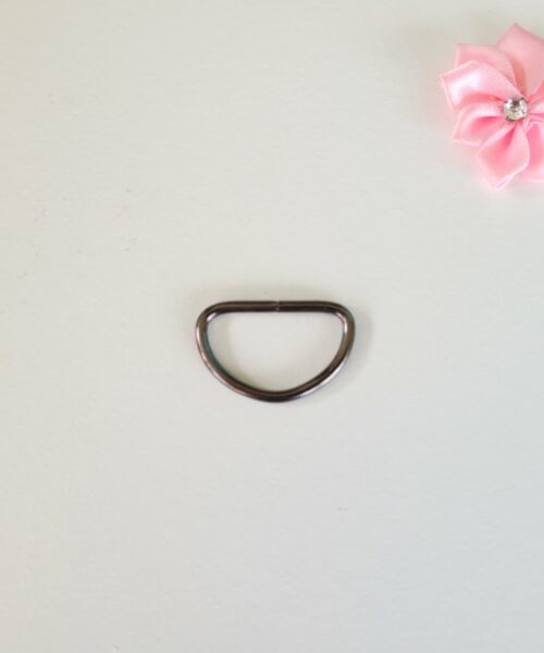 D-ring 25 mm Svart metall