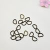 Mini D-ringar Brass 11 mm