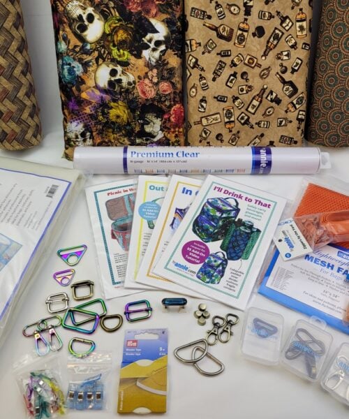 ♥VÄSKSÖMNAD Tyger och tillbehör