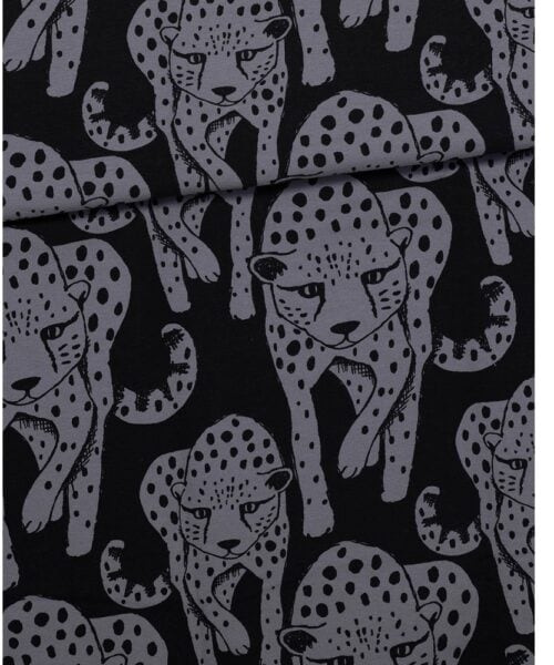 PaaPii Eko Sweatshirt Cheetah black grey