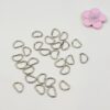 Mini D-ring 11 mm silver