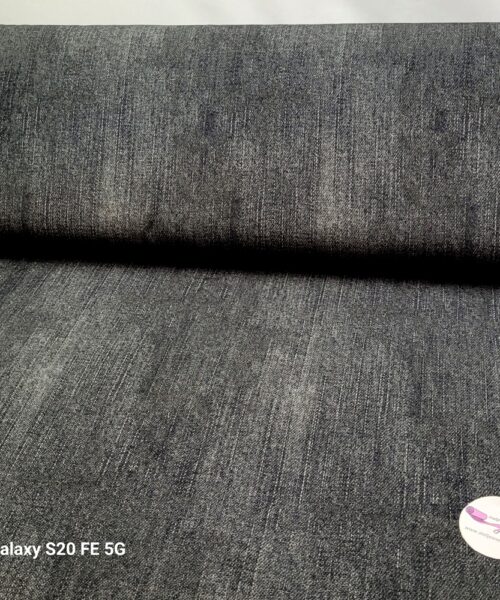 French Terry Jeanstrikå antracit