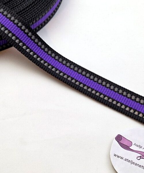 Väskband Reflex 20 mm Lila Per dm