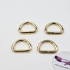 A25 D-ring 25 mm Guld