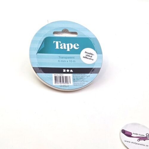 24633 Dubbelhätande tape 6 mm
