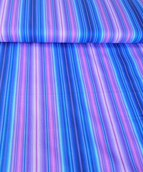 3758 Bomullstyg Penseér Ränder