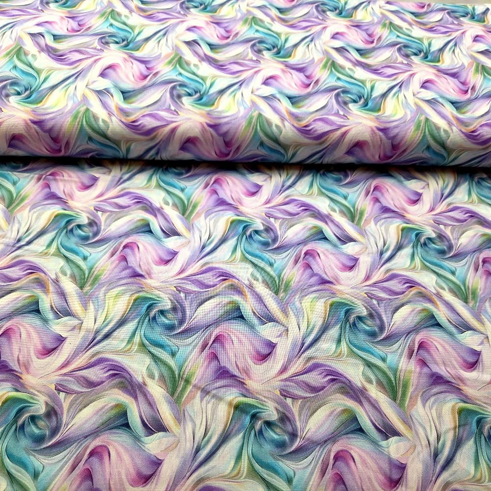 CD3896 Bomullstyg Dragonfly Mist Soft Satin Texture
