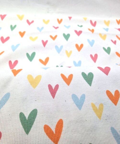 772003 Ribbad Jersey vårfärger