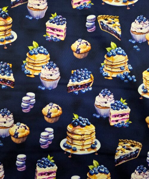 23281-312 Blueberry Brunch Starry Night Cupcake