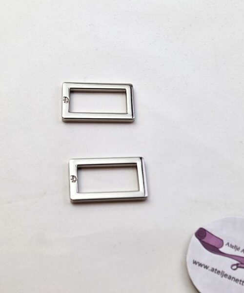 HAR1-RR-N BY ANNIE Rektangel Ring Flat 25 mm Nickel