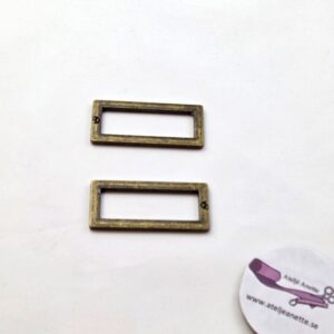 HAR15-RR-AB BY ANNIE Rectangel Ring Flat 38 mm Antik