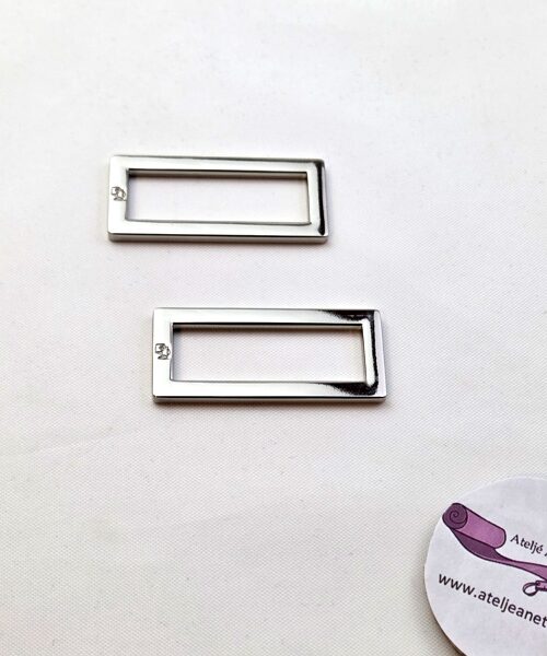 HAR15-RR-N BY ANNIE Rectangel Ring Flat 38 mm Nickel