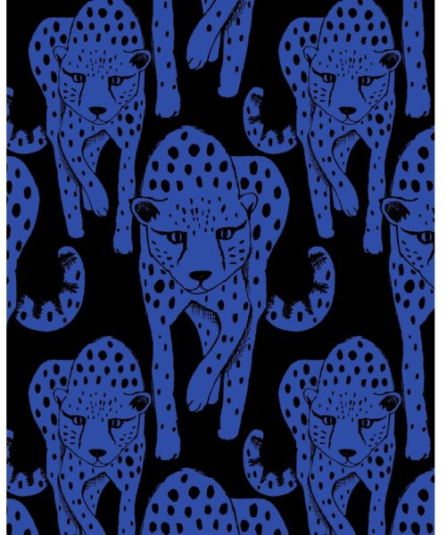 PaaPii eko jersey Cheetah blue