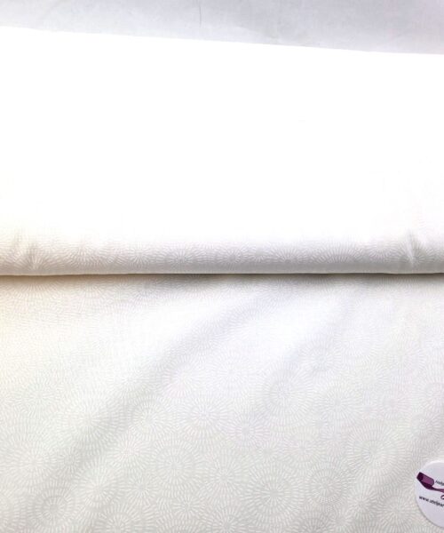 3114-w Bomullstyg timeless white out