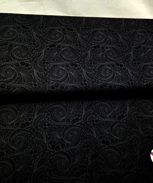 CD3788-B Bomullstyg Black Out