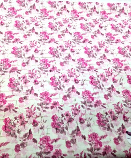 PWSB002-Rose Bomullstyg In full bloom