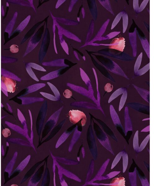 PaaPii digitaltryck Natural force jersey, plum