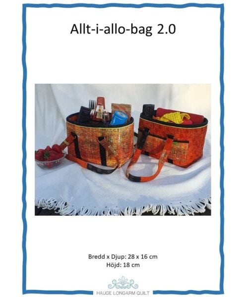 Väskmönster Eva Hauge Allt i allo bag