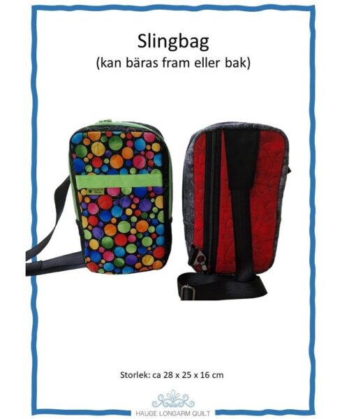 Väskmönster Eva Hauge Slingbag