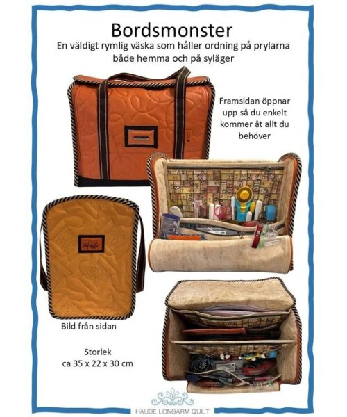 Väskmönster Eva Hauge bordsmonster