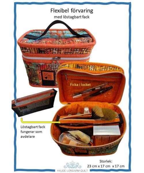 Väskmönster Eva Hauge flexibel förvaring