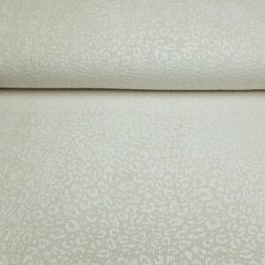 Stretchig manchester i leopardmönster Sand Q22947-052