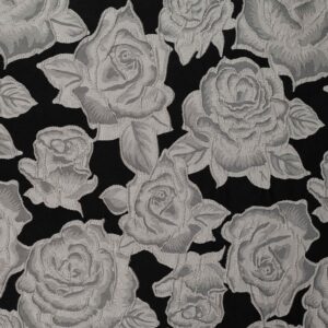 Fancy Vävd Jacquard Roses Q22977-650